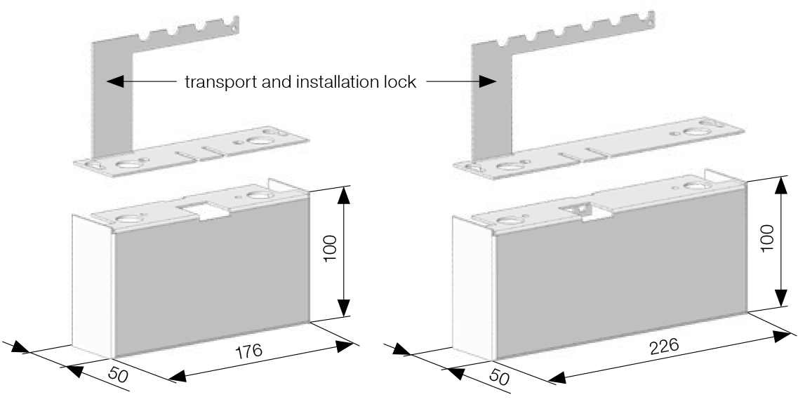 Floor level brackets LV